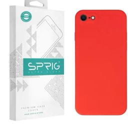 Sprig TPU Matte Back Cover for APPLE iPhone 8 (Red)-image-62