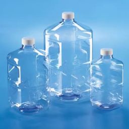 Tarson 10 L PET Sterile Square Biocanister with White HDPE Closure 581418 (Pack of 4 Pcs)-picture-2