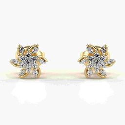 VALANOVA 14K Yellow Gold 0.16 Ct Lab Grown Diamond Earrings-image-65