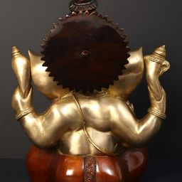Exotic India Brown Religious Idol Showpiece-image-77