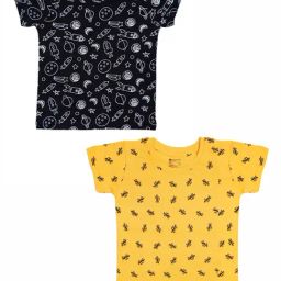 Bodycare Boys Multicolour Cotton T-Shirt-Pack of 2-image-12