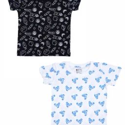 Bodycare Boys White Cotton T-Shirt-Pack of 2-image-24