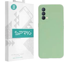 Sprig Liquid Silicone Back Cover for realme GT Master Edition (Green)-image-91