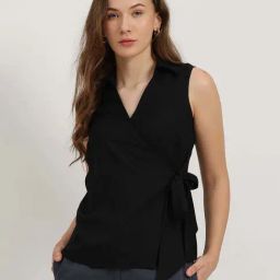 Fablestreet Black Regular Fit Top-picture-47