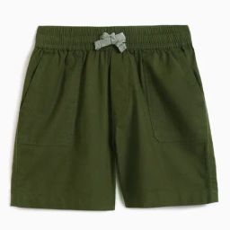 Campana Boys Military Green Cotton Shorts-image-55