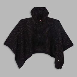 Blue Giraffe Girls Black Striped Sweater-image-55