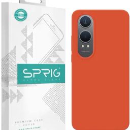 Sprig Back Cover for OnePlus Nord CE4 Lite 5G (Orange)-65