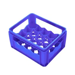 SUPREME 30x300-350 ml 464x371x248 mm Plastic Bottle Crates PC-304-27