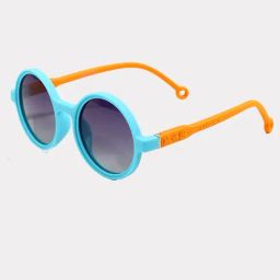 Little Surprise Box Sunglasses Aqua Blue Standard Round Sunglasses for Kids-picture-25