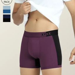 XYXX Multicolor Micro Modal Trunks - Pack of 3-picture-17