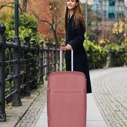 Polo Class Textured Hard Sided Medium Trolley Bag-image-56