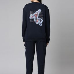 Nap Chief Printed Pure Cotton Sweatshirt and Joggers-image-92