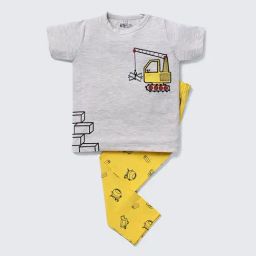 Nite Flite Boys Multicolor Cotton Printed Pyjama Set-image-70