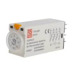 RS PRO Single Function Timer Relay Plug In Mount 24 V DC 4PDT Model No. 1792981-88