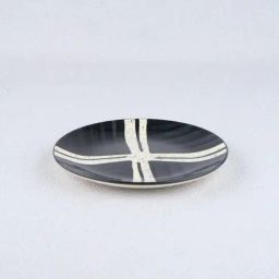 BlackCarrot Black Splash Stoneware Quarter Plates - Set of 6-18