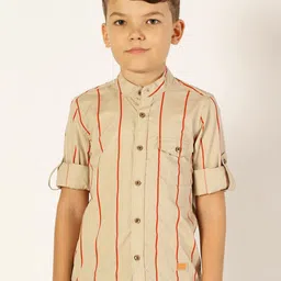 Killer Boys Premium Opaque Striped Casual Shirt-image-13