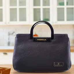 ESBEDA Black Solid Handheld Bag-31