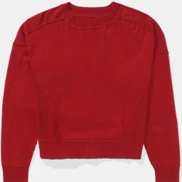 American Eagle Red Regular Fit Sweater-picture-48