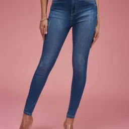 Miss Chase Blue Plain Jeans-picture-2