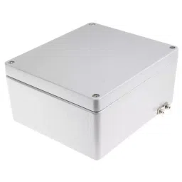 RS PRO Aluminium Enclosure IP65 IP66 IP67 IP68 Grey Lid 113 x 230 x 200mm, 1228927-image-21