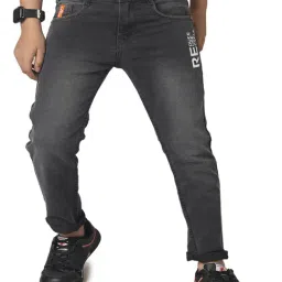 Under Fourteen Only Kids Grey Solid Jeans-picture-37
