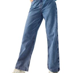 The Souled Store Blue Regular Fit High Rise Jeans-image-78