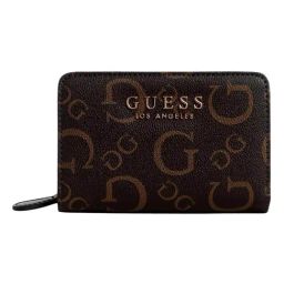 Guess Saffron Natural Logo Zip Around Wallet-image-30