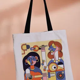 ARTBUG Printed Shopper Tote Bag-image-2