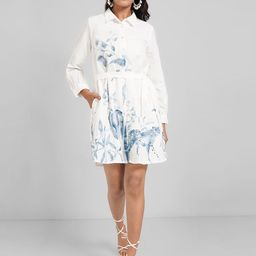 AKKRITI BY PANTALOONS Floral Print Shirt Dress-picture-31