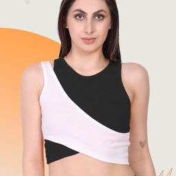 Mast & Harbour Colourblocked Cotton Top-image-95