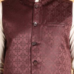 Anouk Woven Design Nehru Jacket image 2
