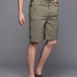 Columbia Men Olive Green Solid Omni-Shield Omni-Shade Tech Trail Short-picture-21
