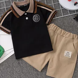 YK Boys Printed T-shirt With Shorts Clothing Set-image-49