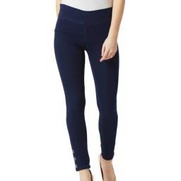 Miss Chase Navy Cotton High Rise Jeggings-image-48