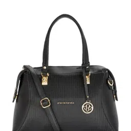 Pierre Cardin Black Textured Handbag-image-18