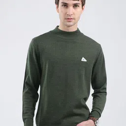 Monte Carlo Men Solid Turtle Neck Pullover-picture-21