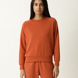 ARTICALE Women Orange Sweatshirt-image-44