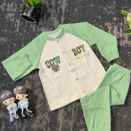 Zankhi Kids Printed Clothing Set With Shirt And Pyjamas-image-65