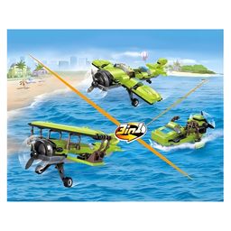 YAMAMA Building Blocks 3 in1 Propeller Airplane Bricks Block Set With Detailed Guidebook Learning And Educational Toy Play Fun And Educational Toys For Kids 178 Pcs  Multicolor-25
