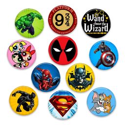 Zyozi Multicolour Cartoon Theme Birthday Badges  Tinplate Pin Badge For Birthday - Pack Of 11-image-28