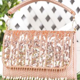 OSTY Embroidered Jute Foldover Clutch-image-74