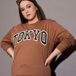 SASSAFRAS Curve Women Printed Sweatshirt-image-56