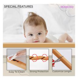 Bembika L Shape Baby Proofing Edge & Corner Guards Design For Sharp Edges Of Furniture - Brown image 3
