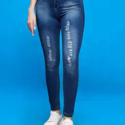 Miss Chase Blue Plain Jeans-picture-22