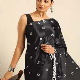 BAPS Bandhani Print Saree-picture-6