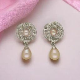 Sri Jagdamba Pearls Treasures Pearl Earrings for Women and Girls-image-12