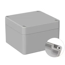RS PRO Grey Polycarbonate General Purpose Enclosure, IP66, IK07, Grey Lid, 120 x 122 x85 mm Model No 2010151-image-90