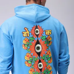 The Indian Garage Co Men Graphic Printed Hooded Long Sleeves Pullover Sweatshirt-picture-9