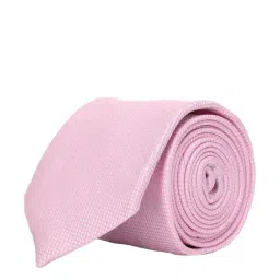 Louis Philippe Pink Textured Tie-image-90