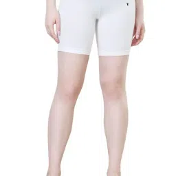Van Heusen White Cotton Shorts-image-36